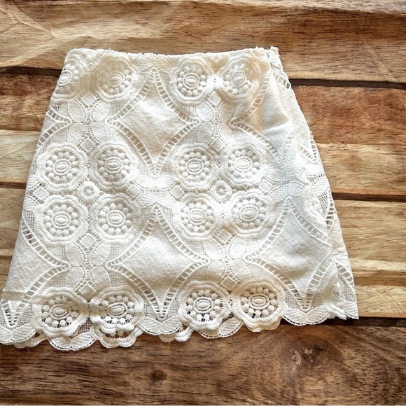 Women’s Abercrombie & Fitch Lined Lace Skirt Size 0 - Picture 2 of 12